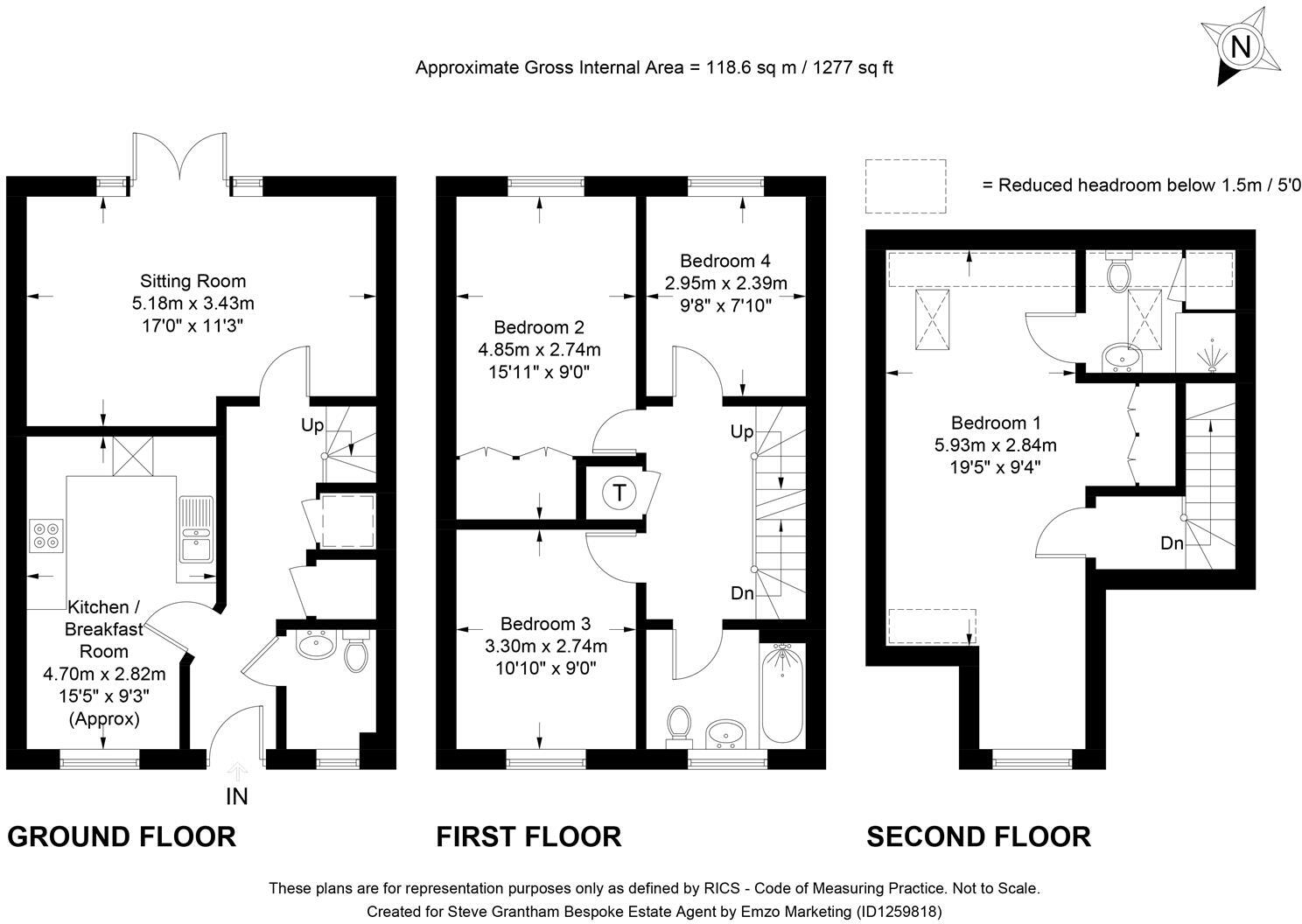 Trenchard Close, Waterlooville floorplan