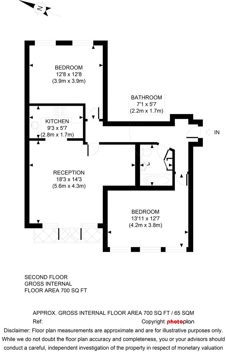 Exeter Road London NW2 floorplan