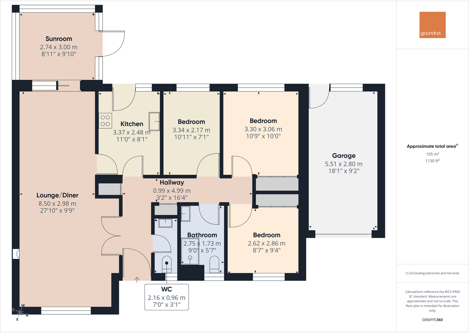 Wheal Agar, Pool, Redruth floorplan