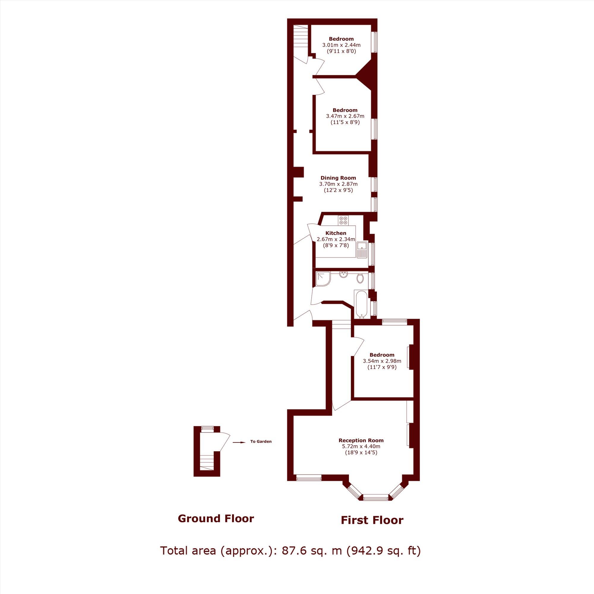 Latchmere Road, Battersea floorplan