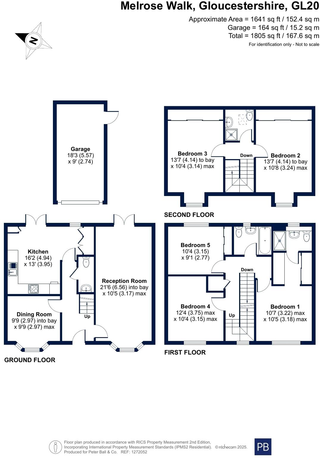 Melrose Walk, Tewkesbury, Gloucestershire floorplan