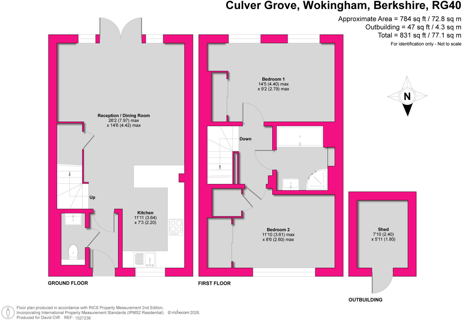 Culver Grove, Wokingham, Berkshire, RG40 floorplan
