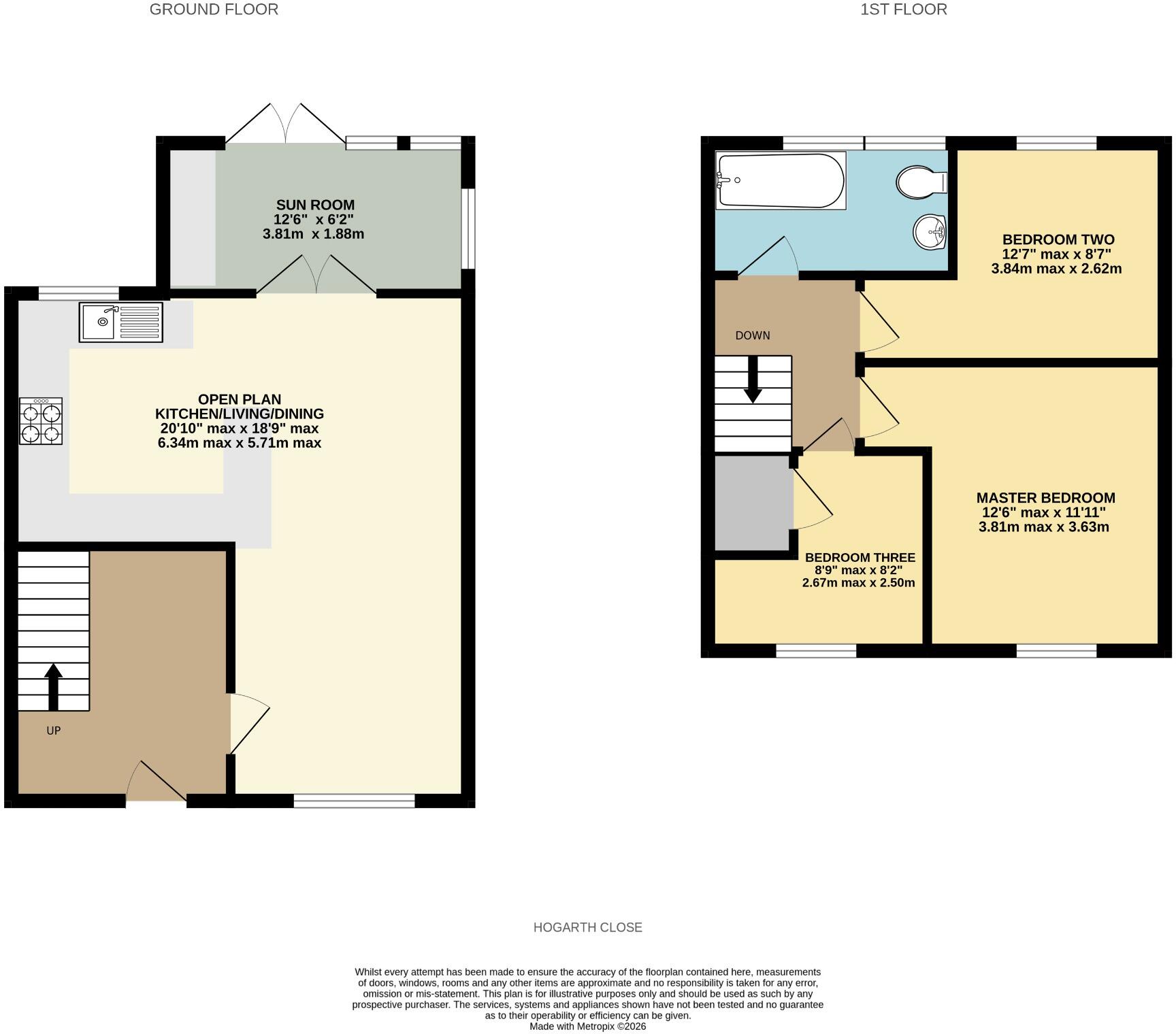 Sholing! No Forward Chain! South-westerly Aspect Garden! floorplan