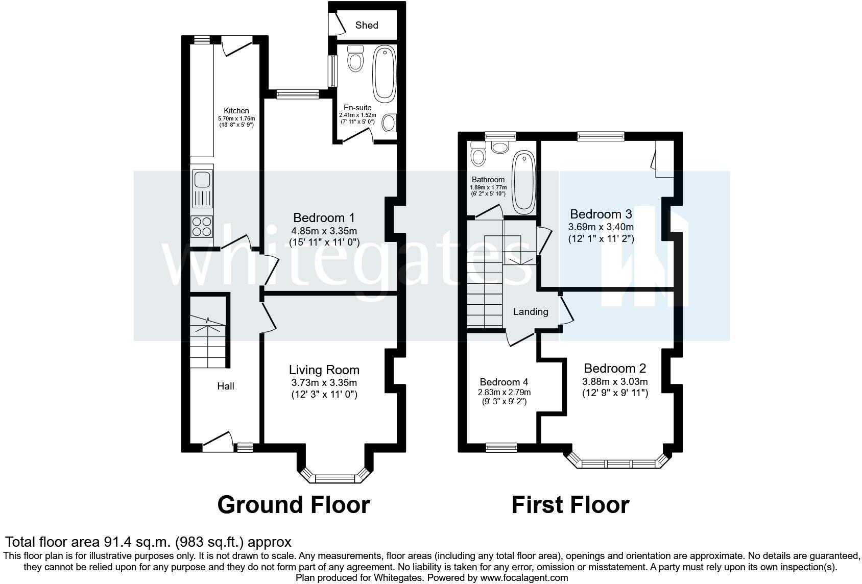 Ruskin Road, Crewe, Cheshire, CW2 floorplan
