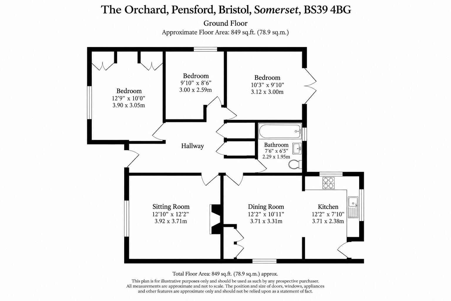 Well presented cottage with development potential, Pensford floorplan