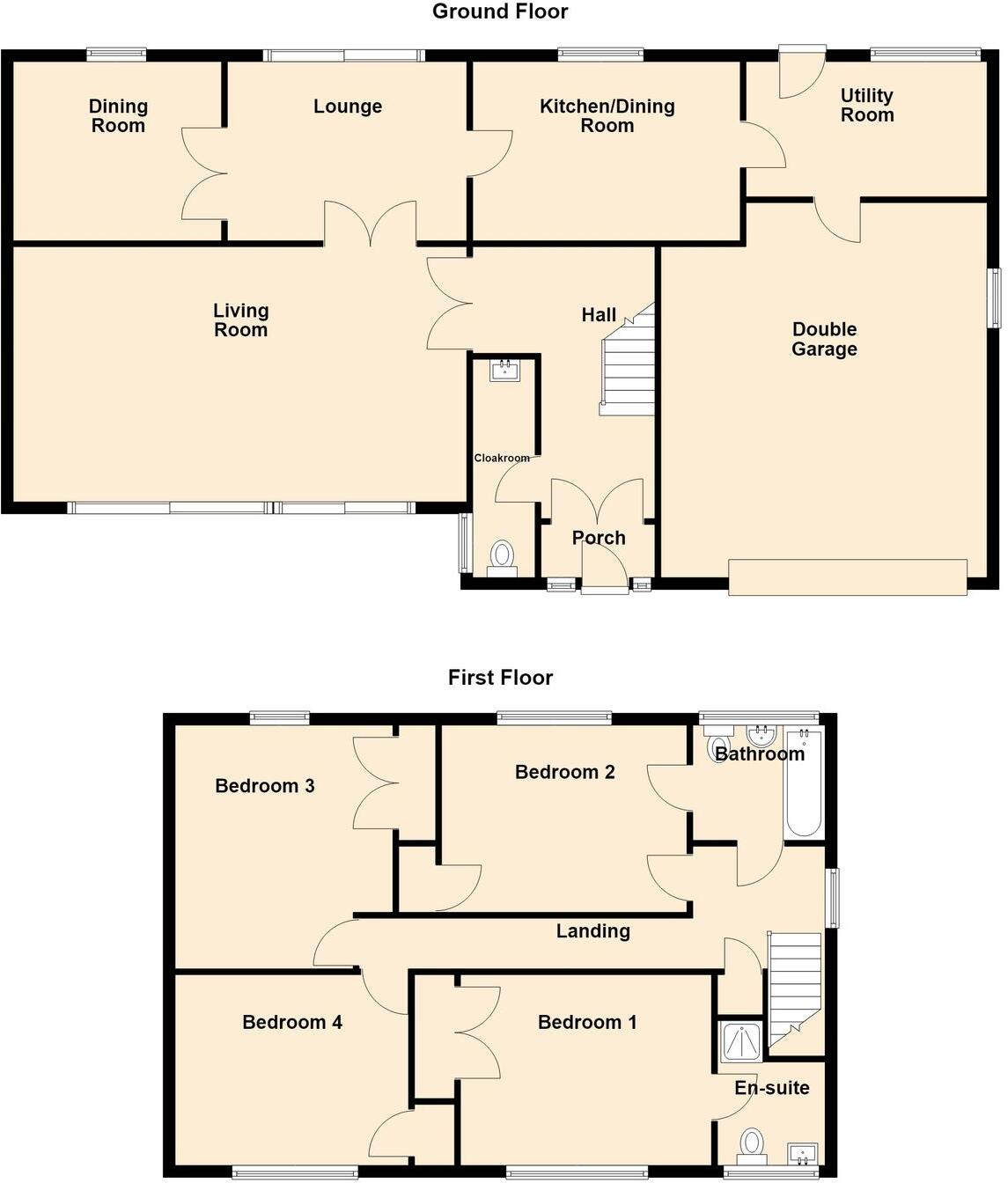 Stapleton House, Truemans Way, Hawarden floorplan