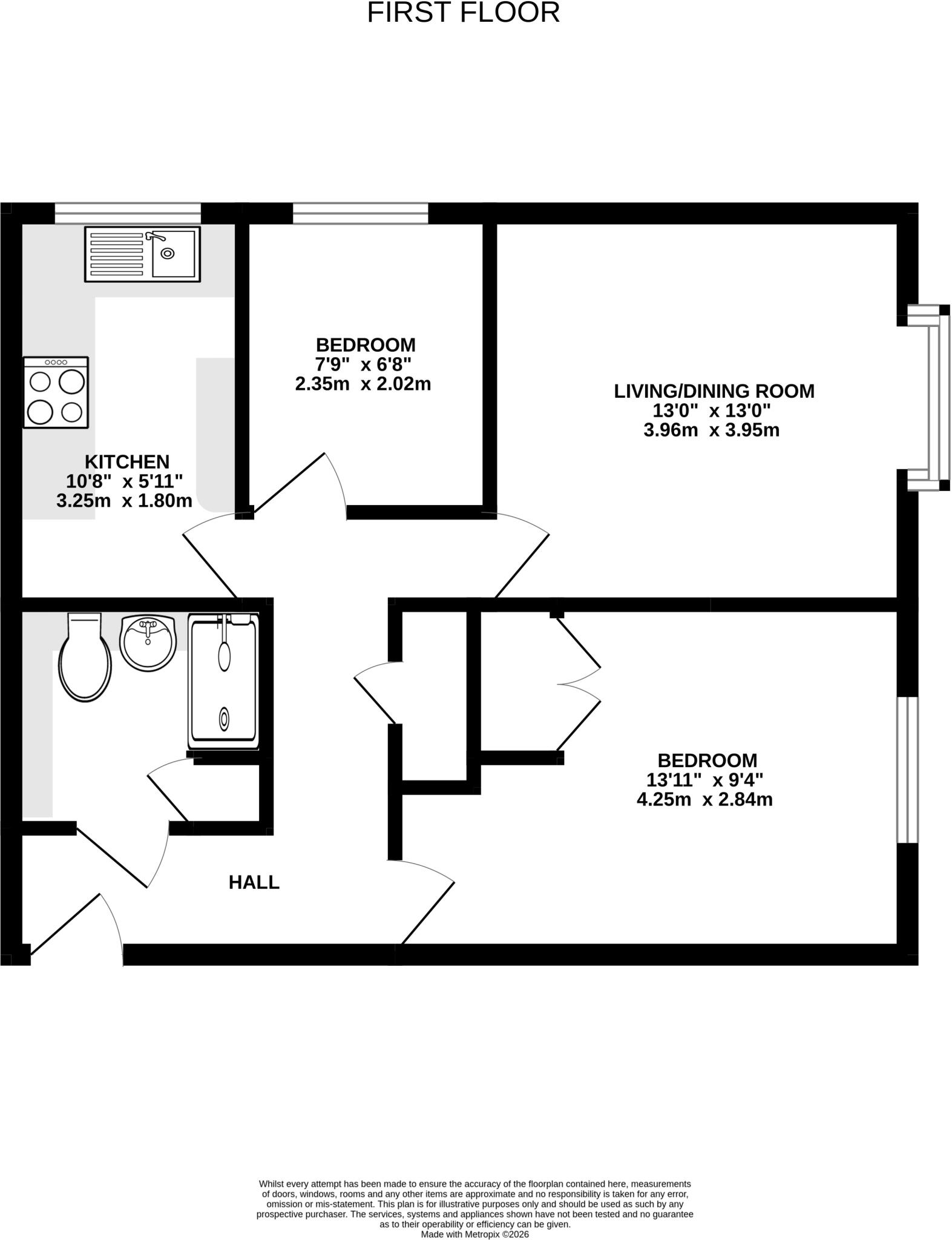 The Elms, Broom Way, Blackwater, Camberley, GU17 floorplan