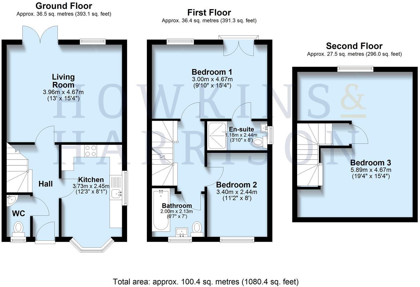 The Croft, Measham, Swadlincote floorplan
