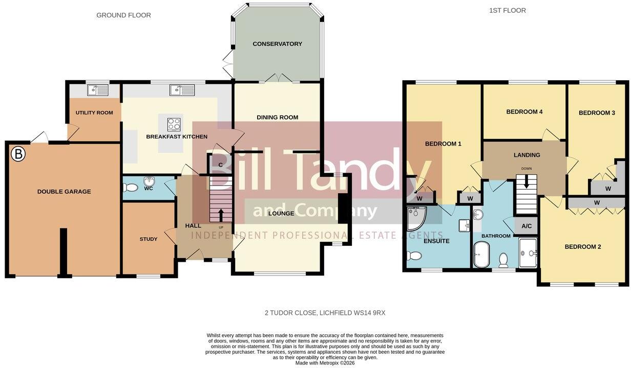 Tudor Close, Lichfield, WS14 floorplan