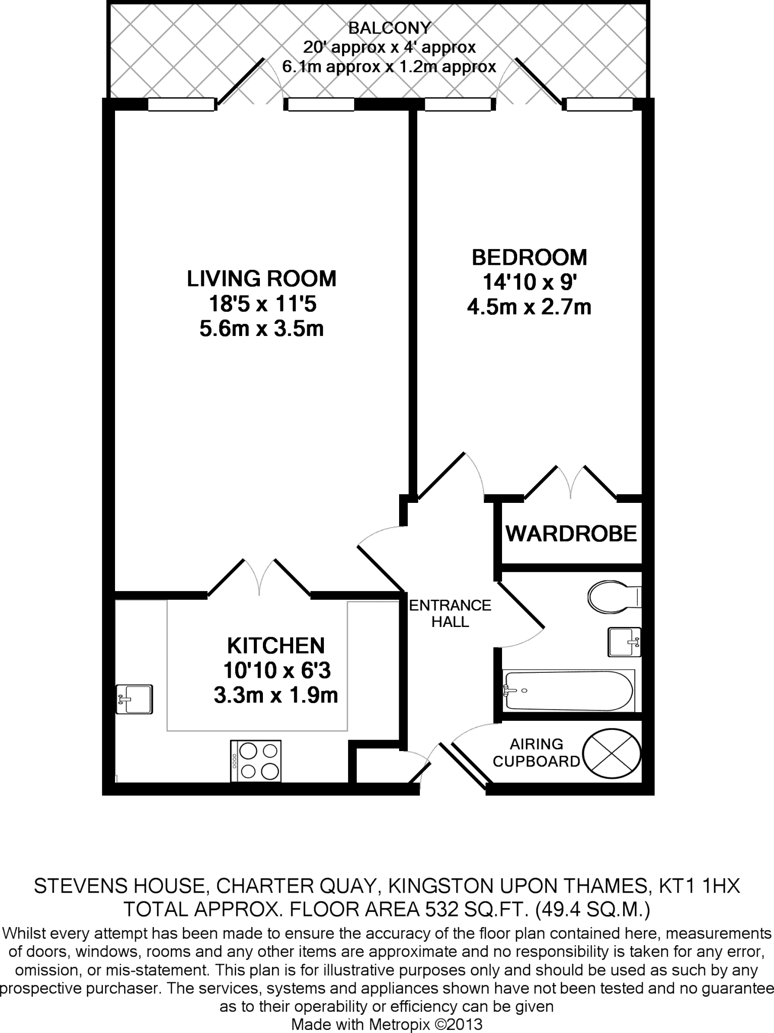 Jerome Place, Charter Quay floorplan