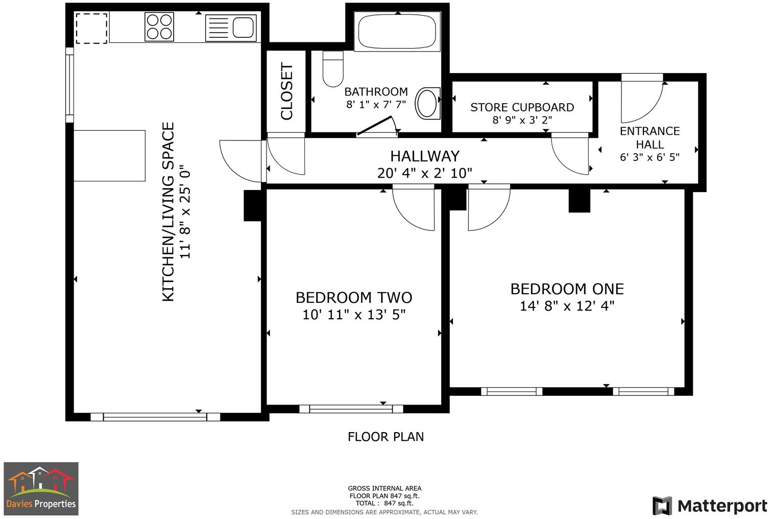 Bentley Court, Parkwood Rise, Keighley, BD21 4RG floorplan