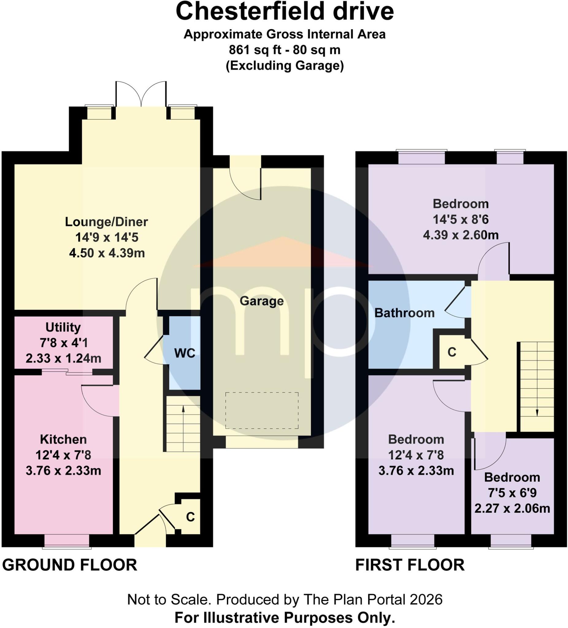 Chesterfield Drive, Marton-In-Cleveland, TS8 floorplan