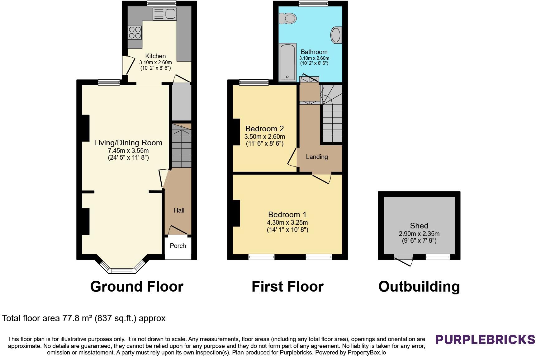 Lynmouth Road, Walthamstow, London, E17 floorplan