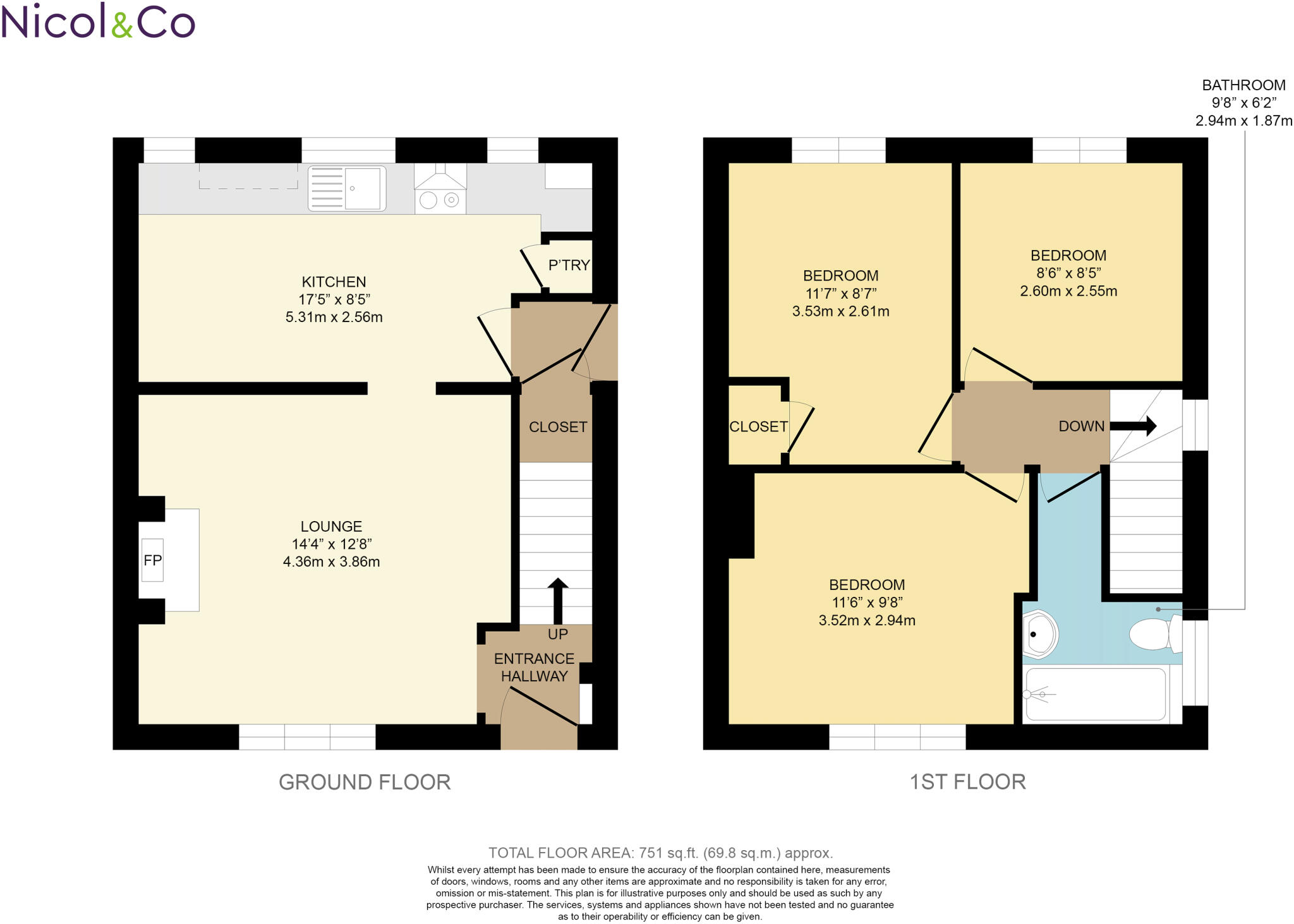 Charles Henry Road, Droitwich Spa, Worcestershire, WR9 floorplan