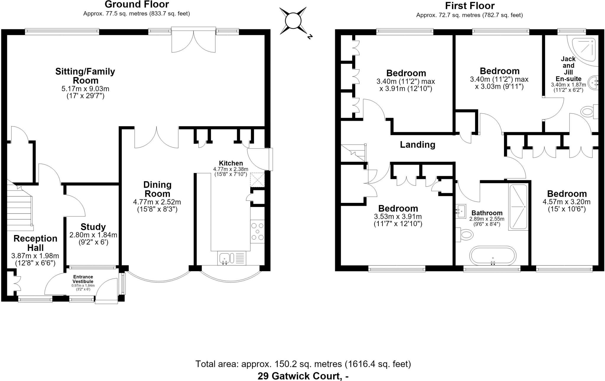 Gatwick Court, Kingston Park, Newcastle Upon Tyne floorplan