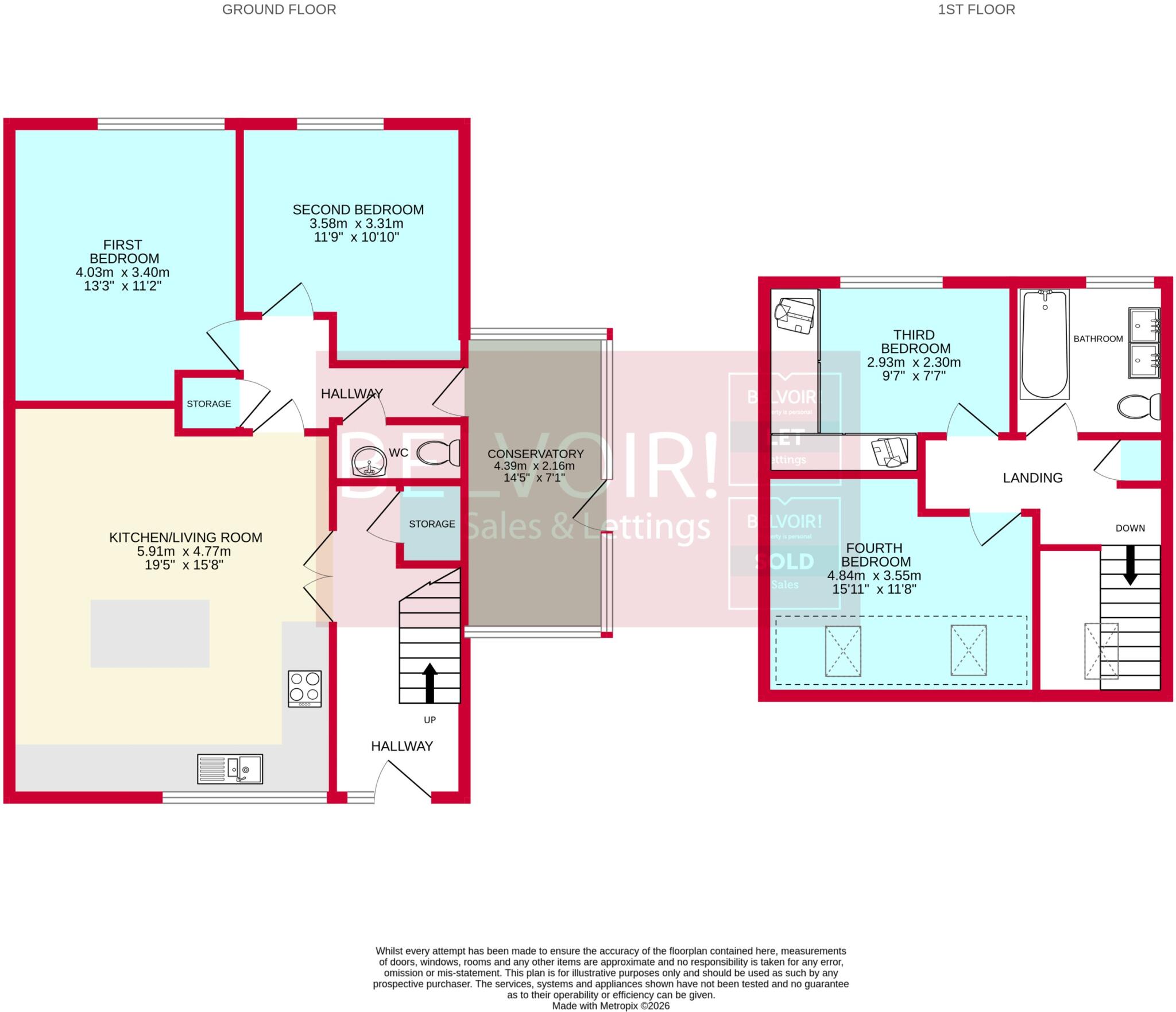 Littleworth Road, Hednesford, Cannock, WS12 floorplan