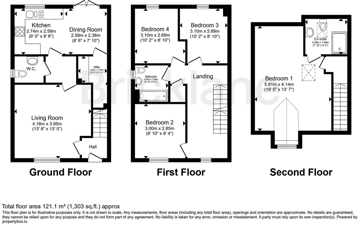 Coe Close, Earl Shilton floorplan