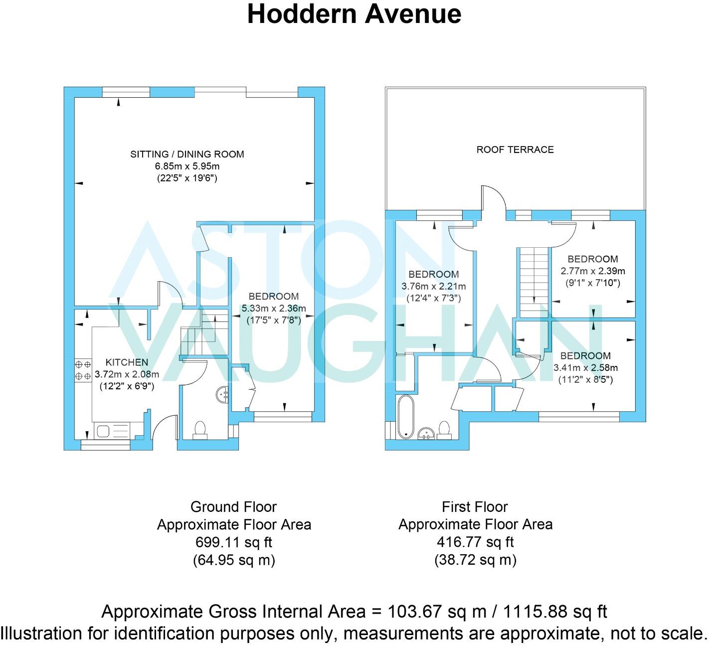 Hoddern Avenue, Peacehaven floorplan