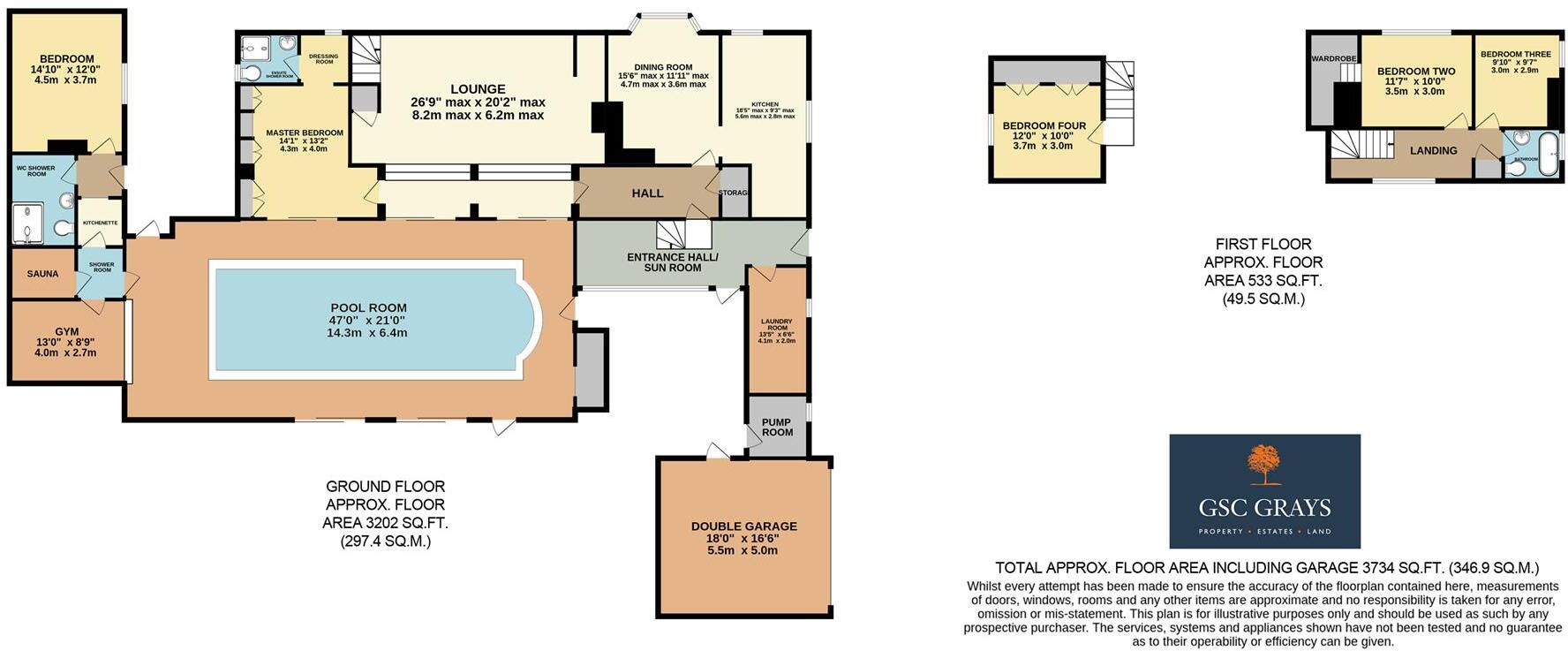Old Court House, Back Street, Aldborough, Boroughbridge, York floorplan