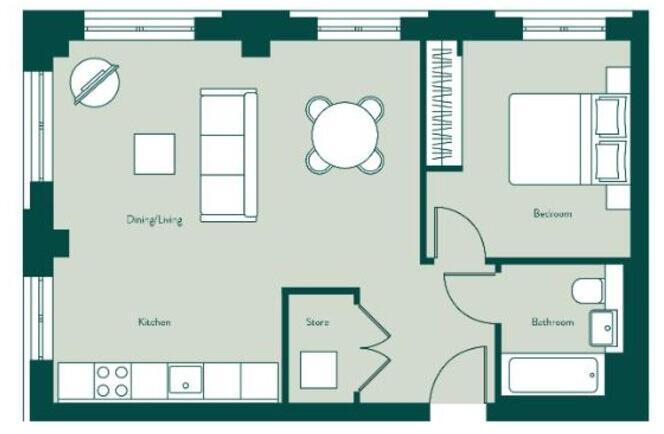 New Acres, Wandsworth, SW18 floorplan