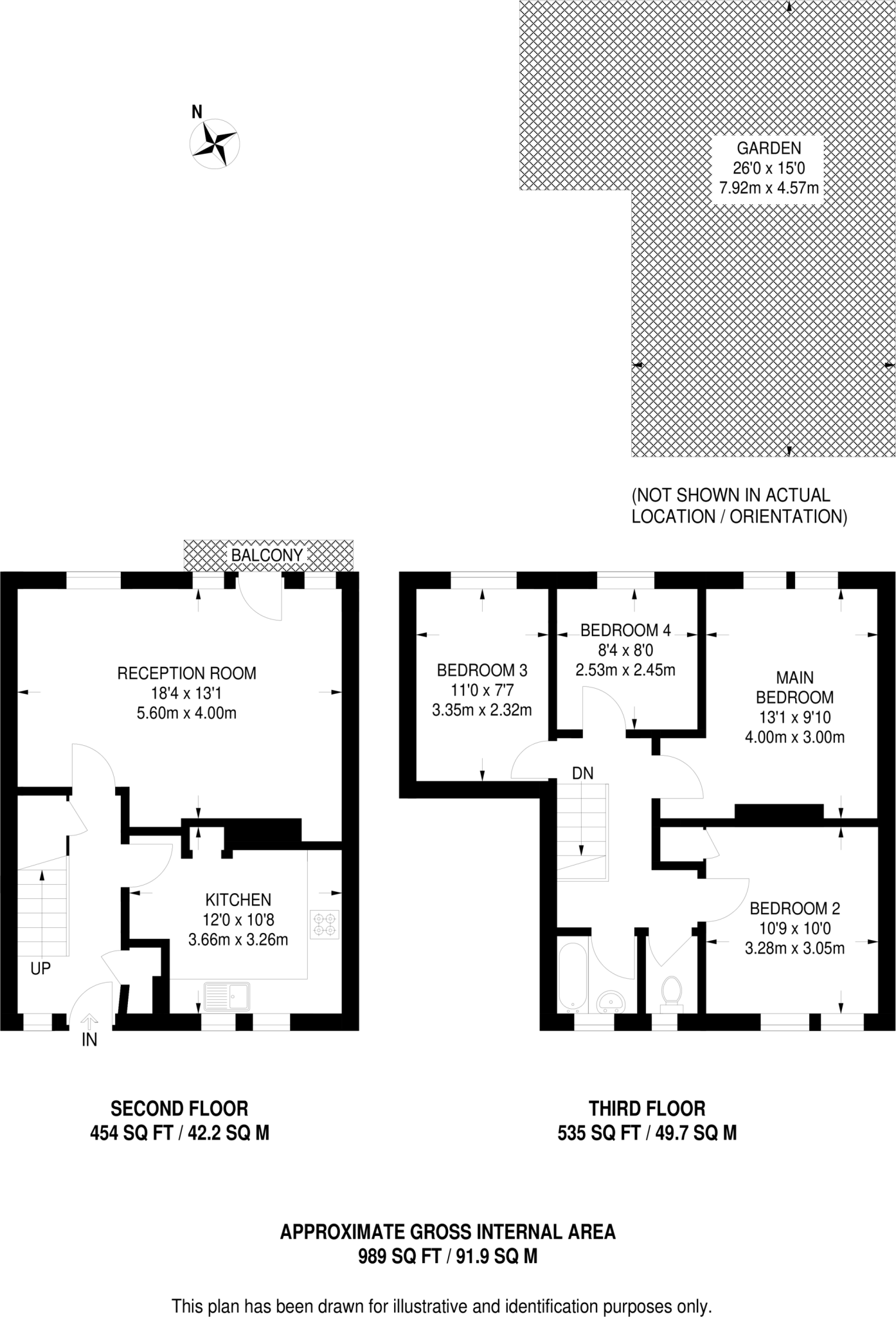 Tiverton Road, N16, Harringay, London, N15 floorplan