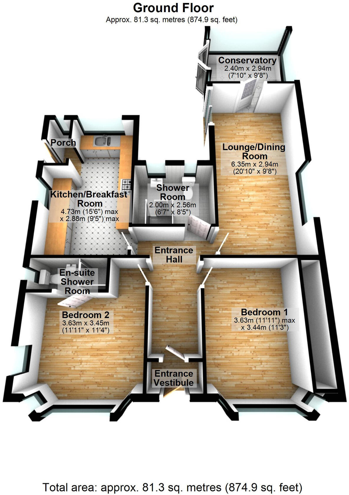 Councillor Lane, Cheadle floorplan