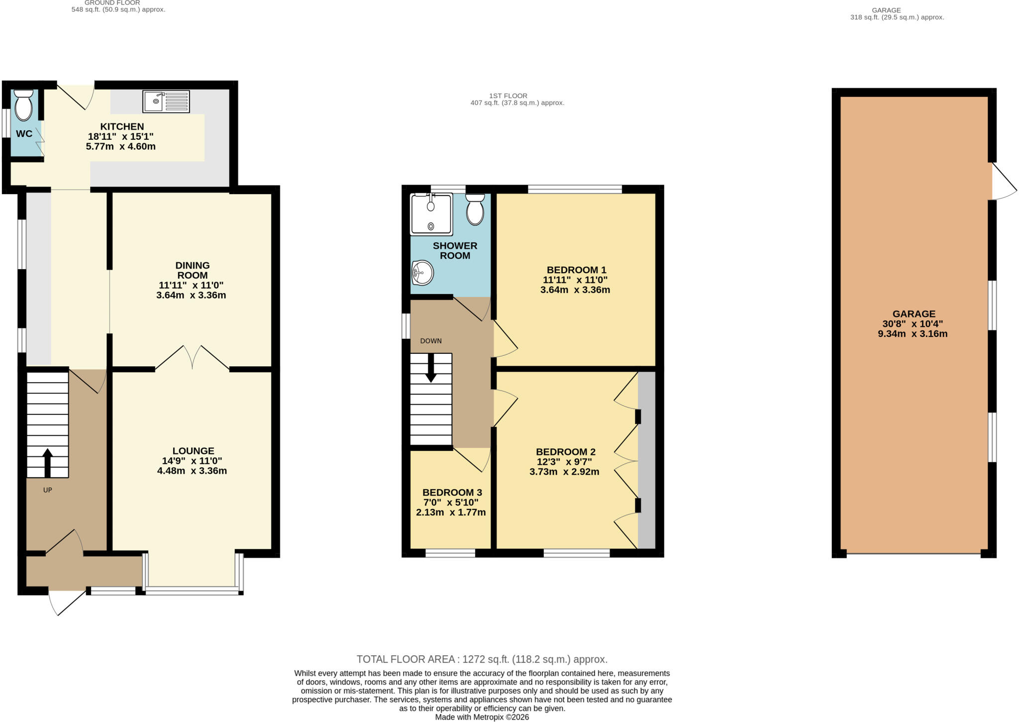 220, Grange Lane South, Scunthorpe, North Lincolnshire, DN16 floorplan