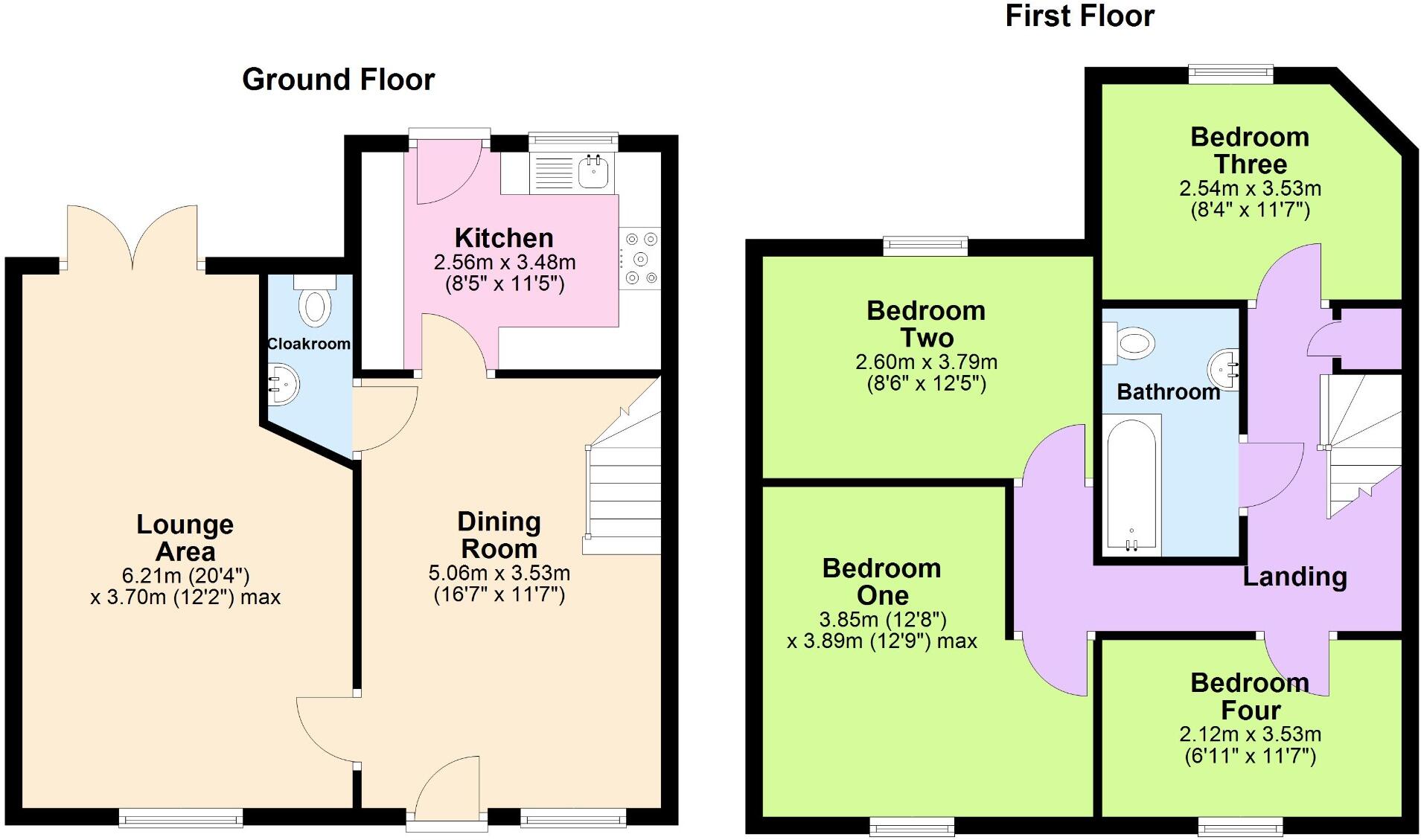 5 Nibbits Lane, Braunston, NN11 7HZ floorplan