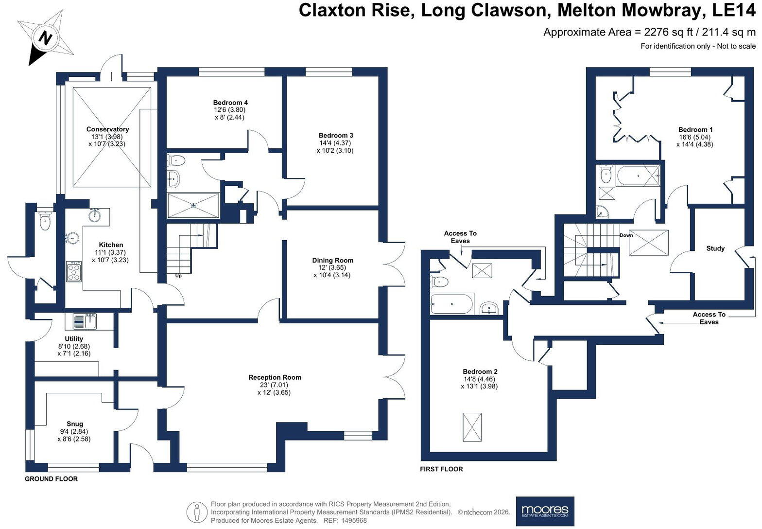 Claxton Rise, Long Clawson floorplan