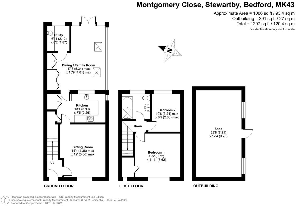Montgomery Close, Stewartby floorplan