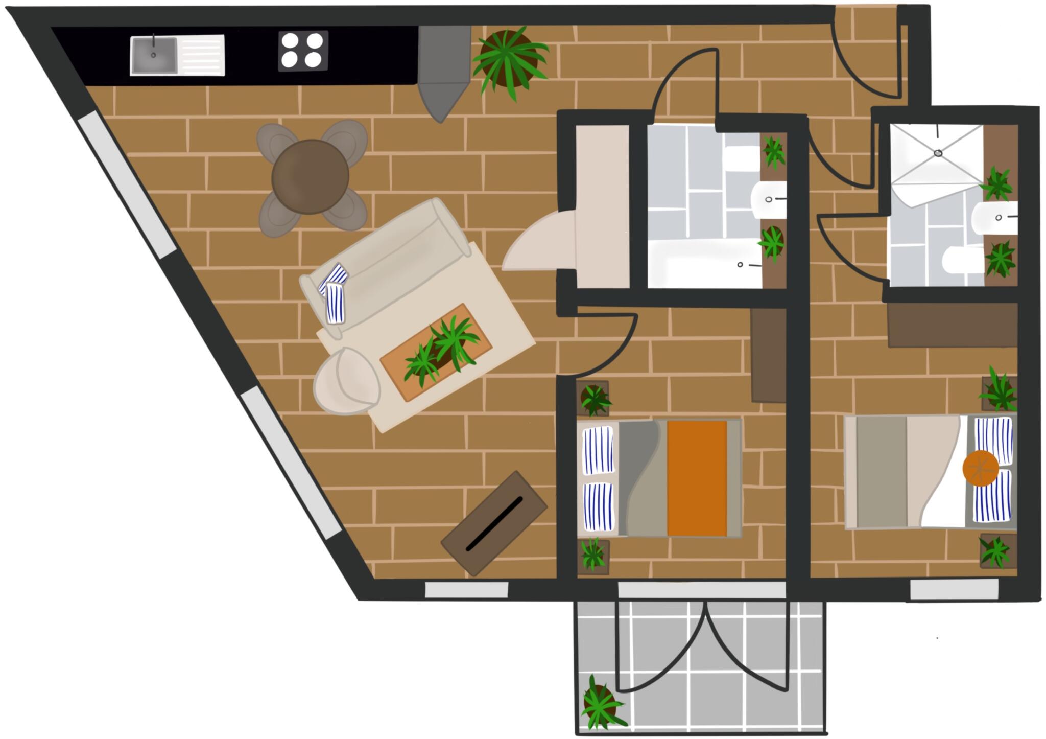 Enclave, 149 Hurst St Birmingham B5 floorplan