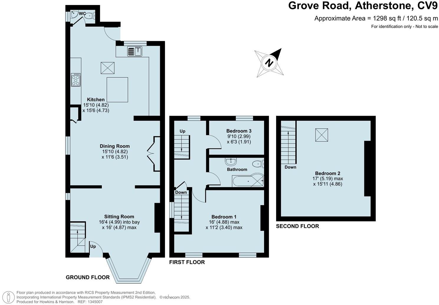 Grove Road, Atherstone, CV9 floorplan