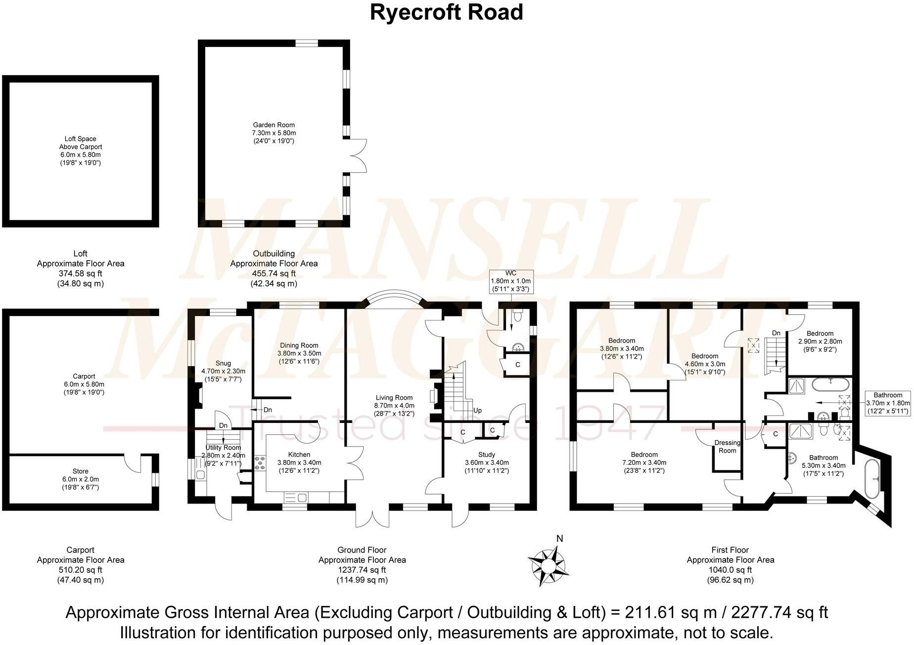 Ryecroft Road, Bolney, RH17 floorplan