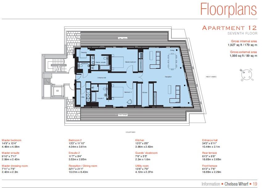 Chelsea Wharf, SW10 floorplan