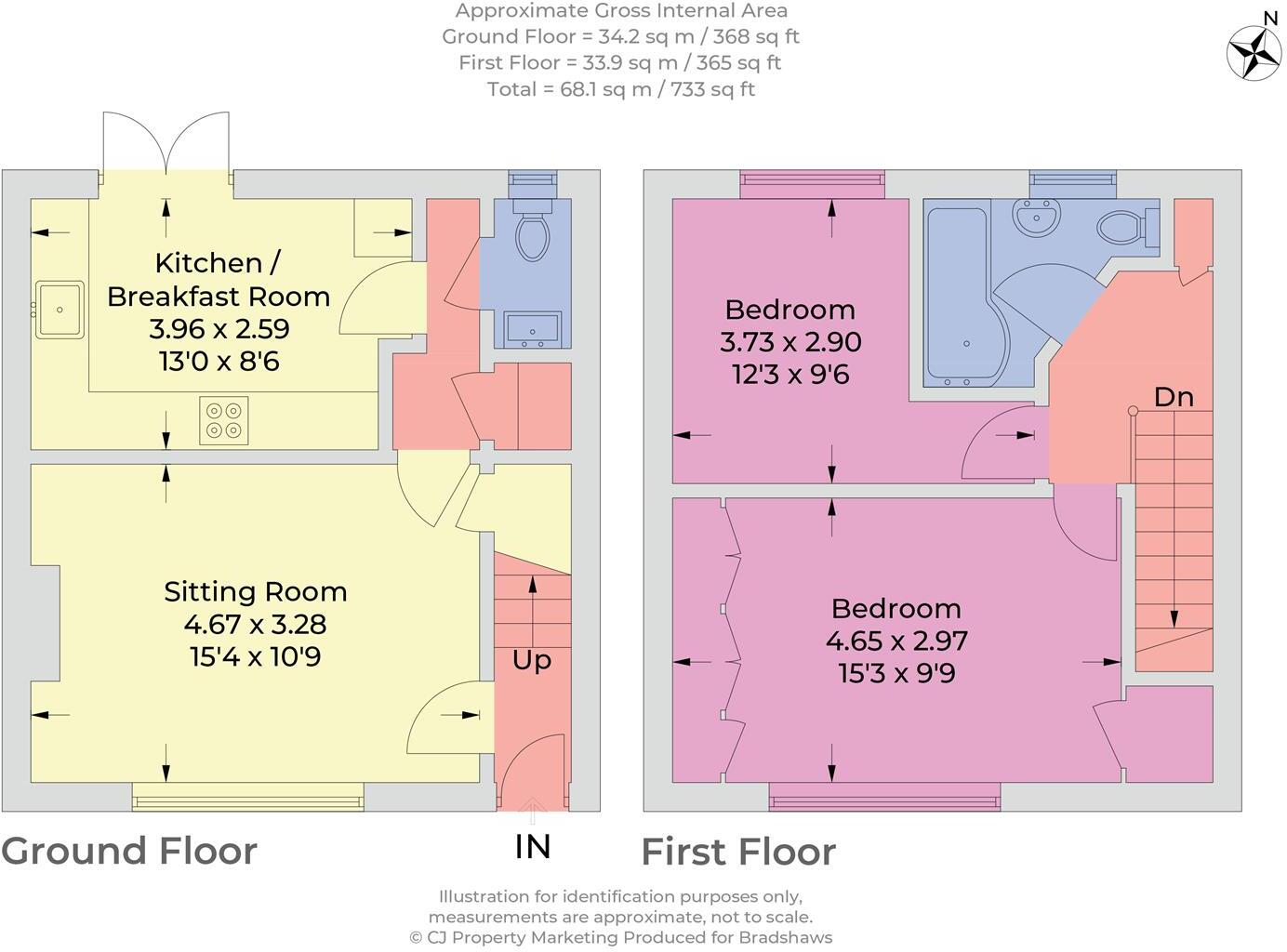 Avon Road, Henlow floorplan