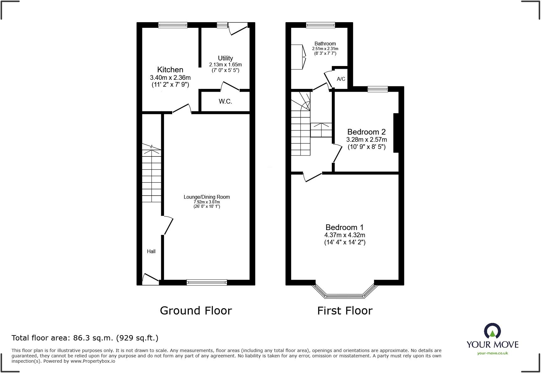 Old London Road, Hastings, East Sussex, TN35 floorplan