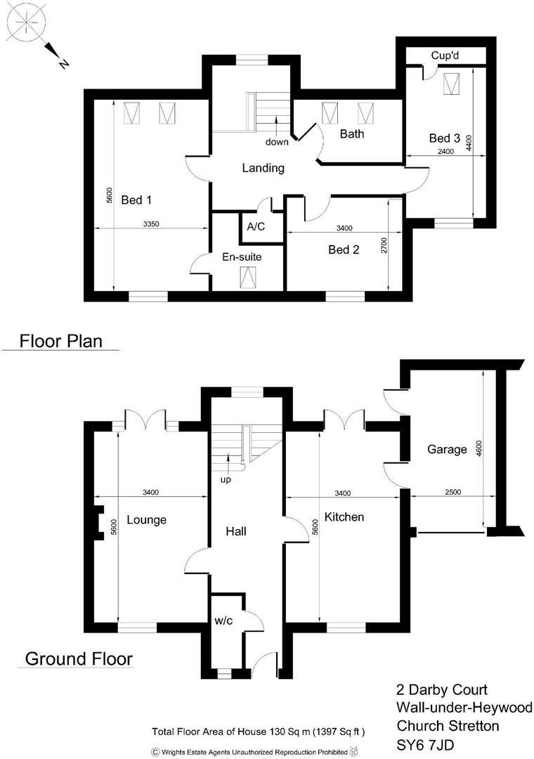 2 Darby Court, Wall-Under-Heywood, Church Stretton, SY6 7JD floorplan