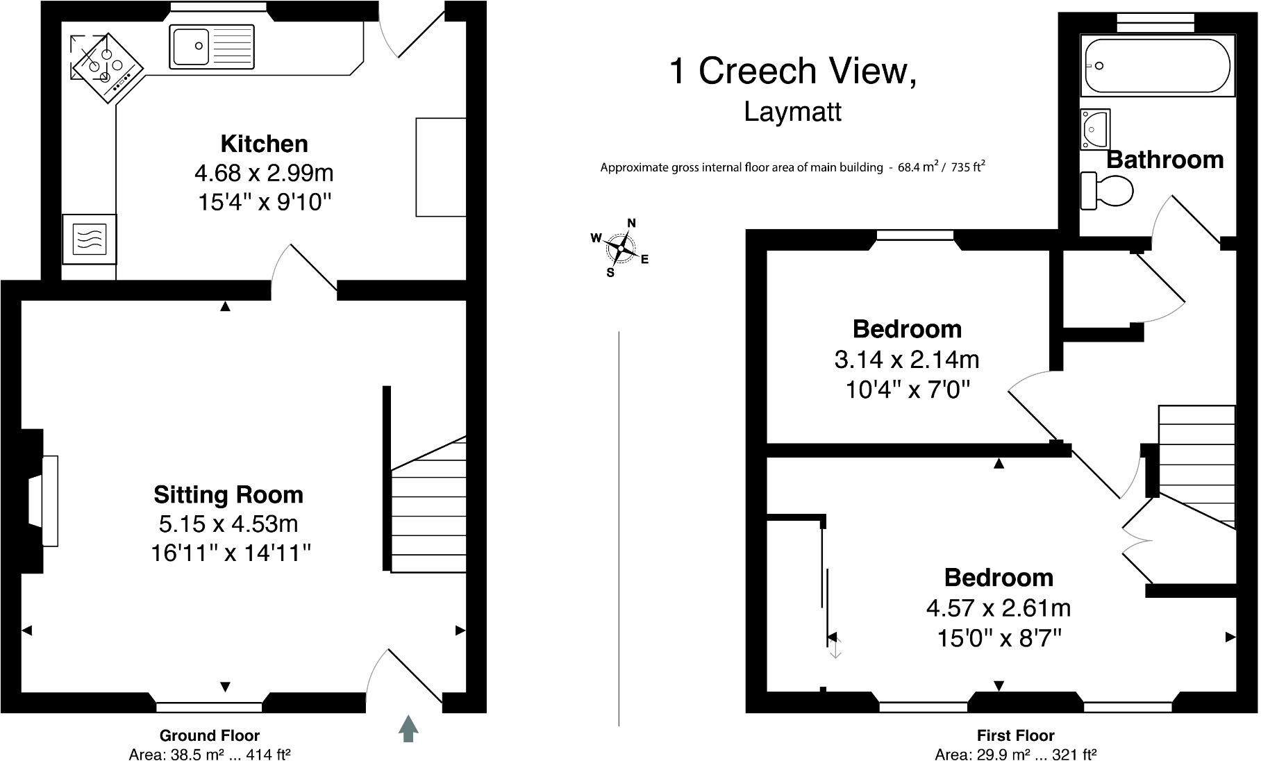 1, Creech View, Lamyatt floorplan