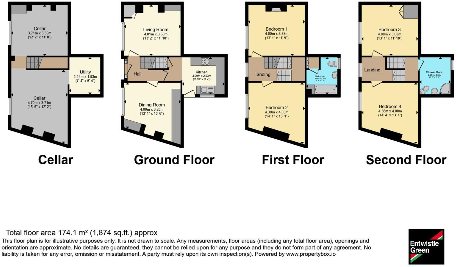 Claremont Crescent, Morecambe, Lancashire, LA4 floorplan