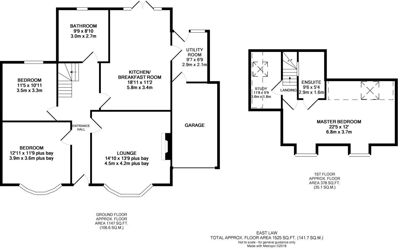 East Law, Ebchester floorplan