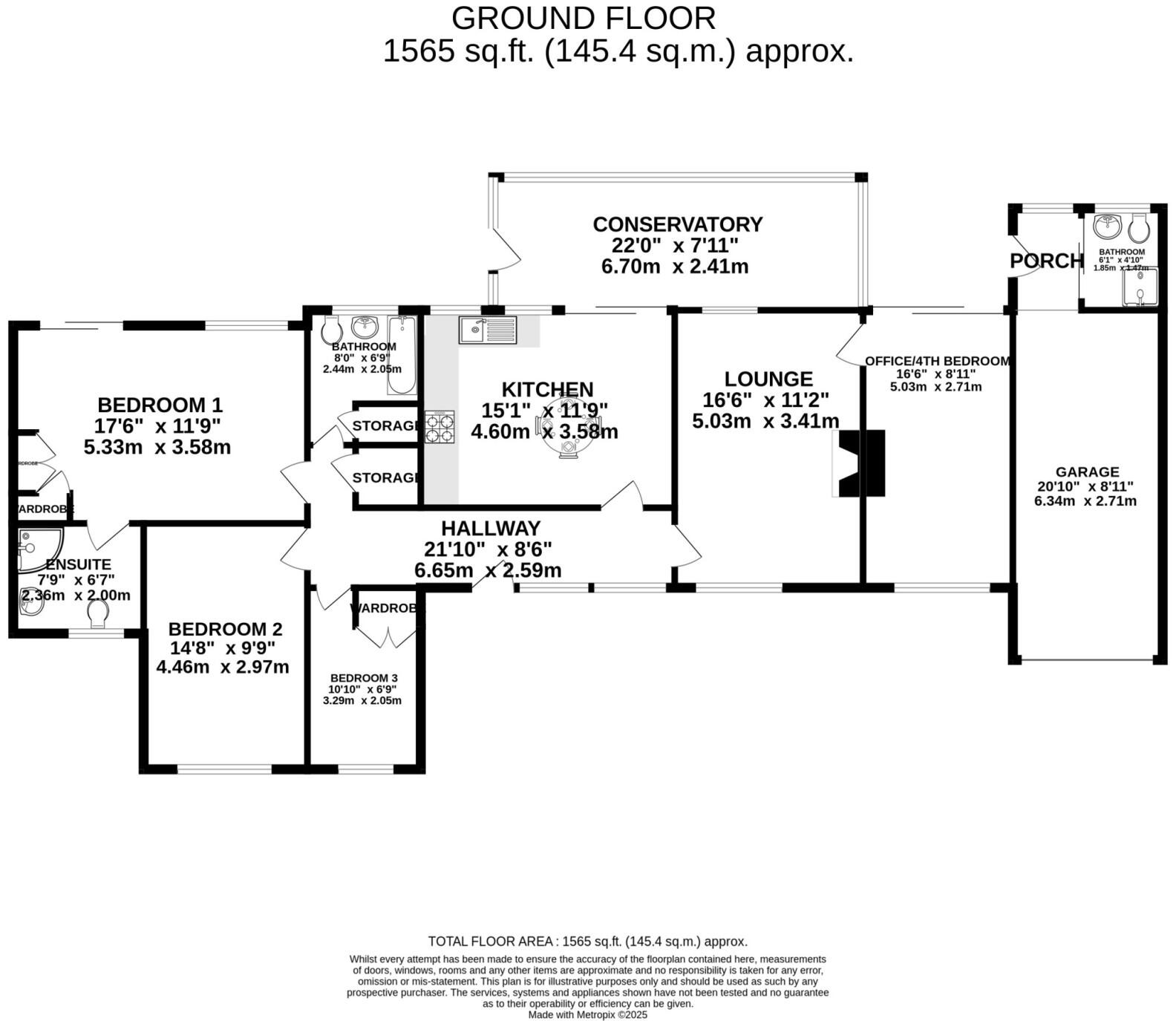 14 Westlands Close, Ramsey, IM8 3PU floorplan