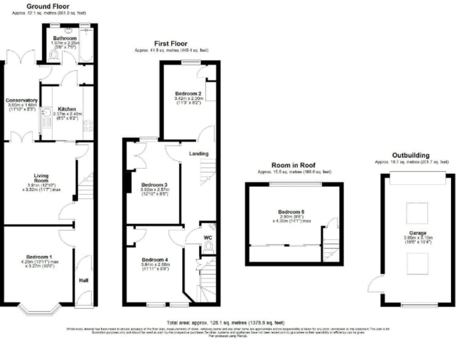 Coronation Avenue, Bath floorplan
