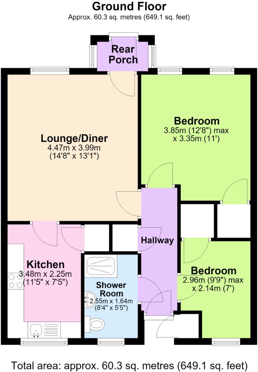 Chapel Street, Dawley, Telford, Shropshire, TF4 3DD floorplan