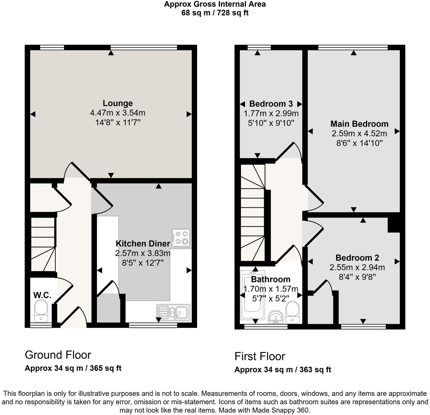 St. Fagans Rise, Cardiff, CF5 floorplan