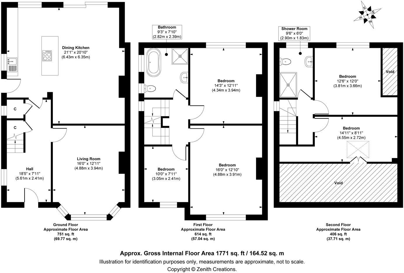 565, King Lane, Alwoodley floorplan