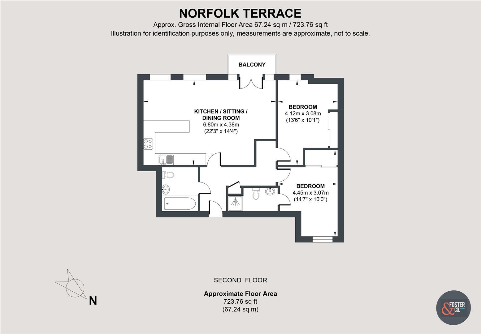 Norfolk Terrace, Brighton floorplan