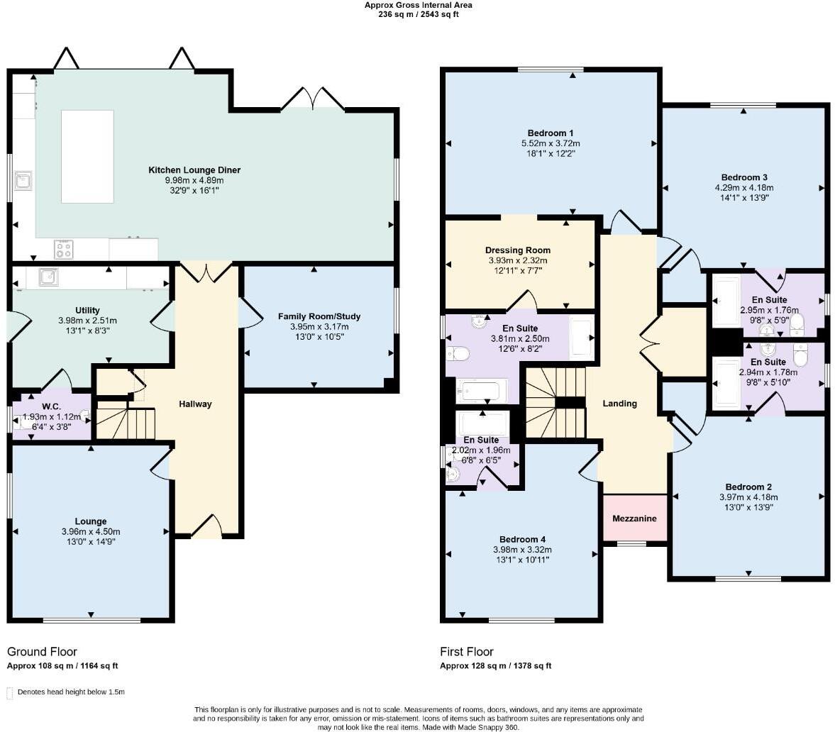 Ash Lane, Collingtree, Northampton floorplan
