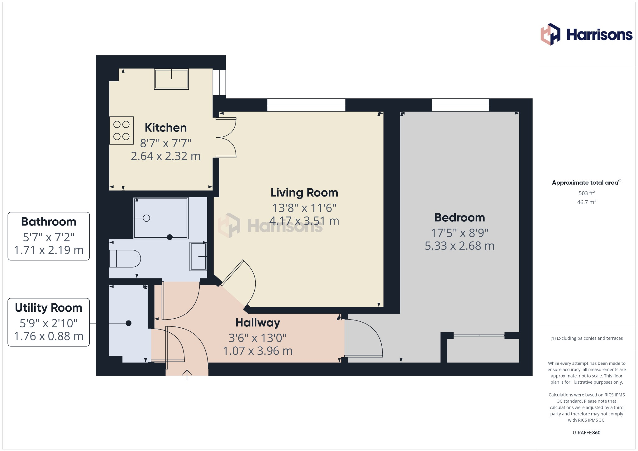 Riverbourne Court, Bell Road, Sittingbourne, Kent, ME10 4DL floorplan