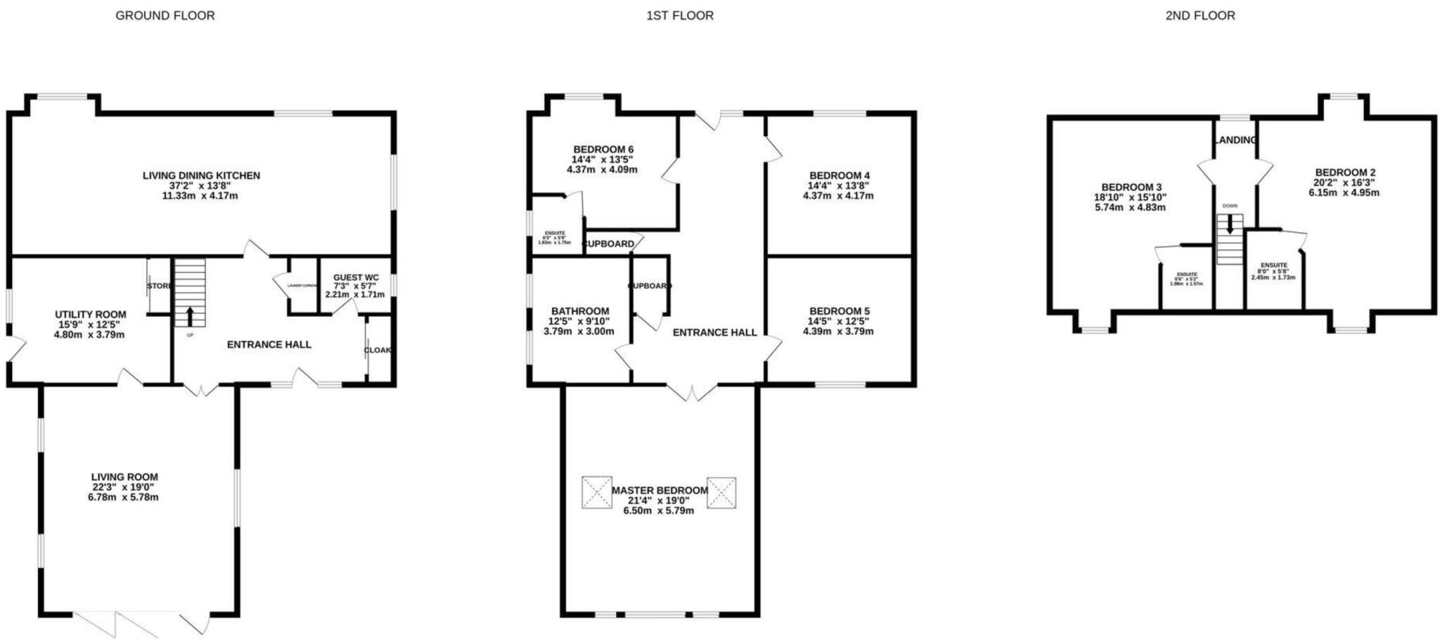 The Croft, Uttoxeter, ST14 floorplan