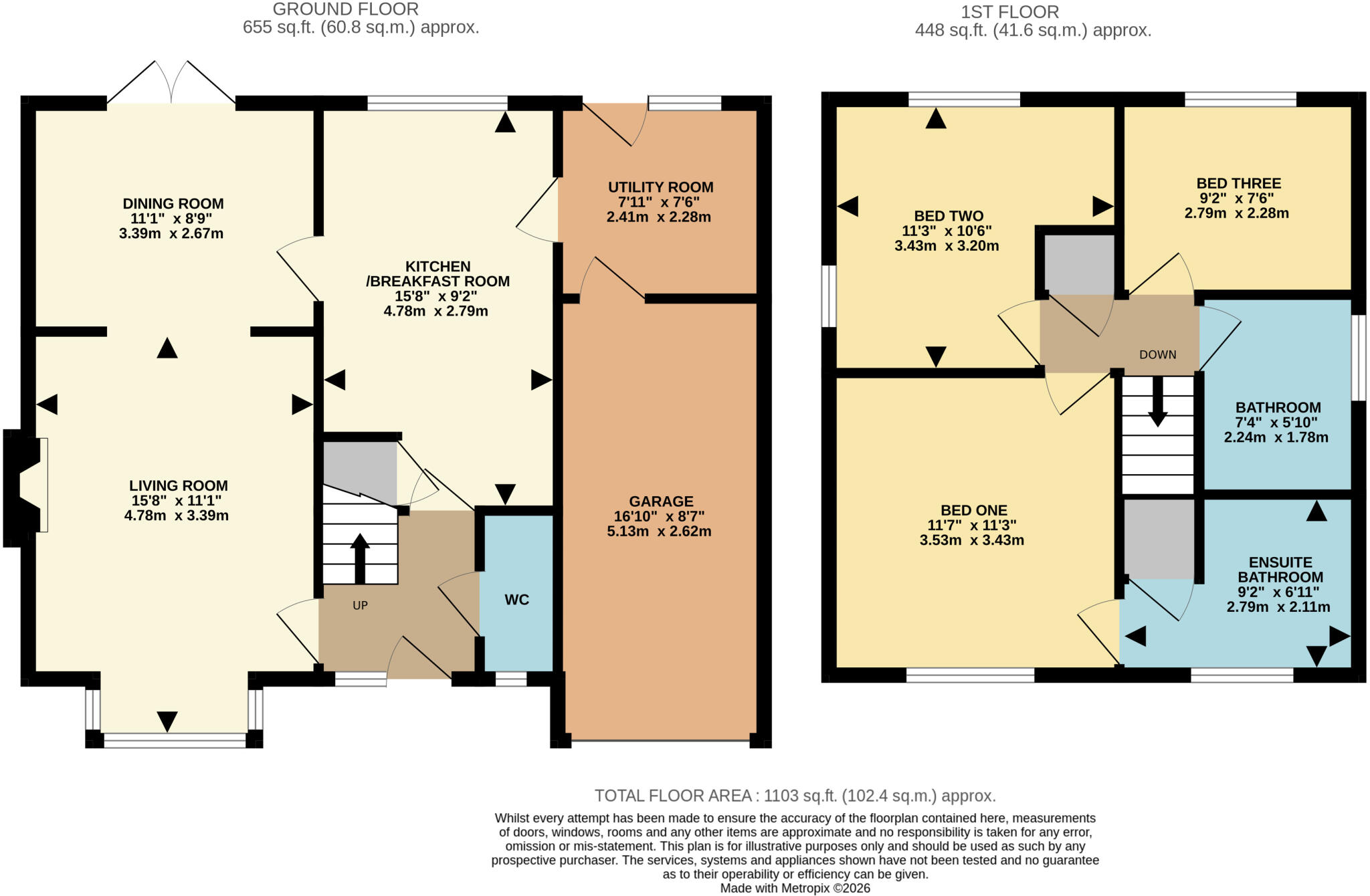 Holmes Close, Basingstoke, Hampshire, RG22 floorplan